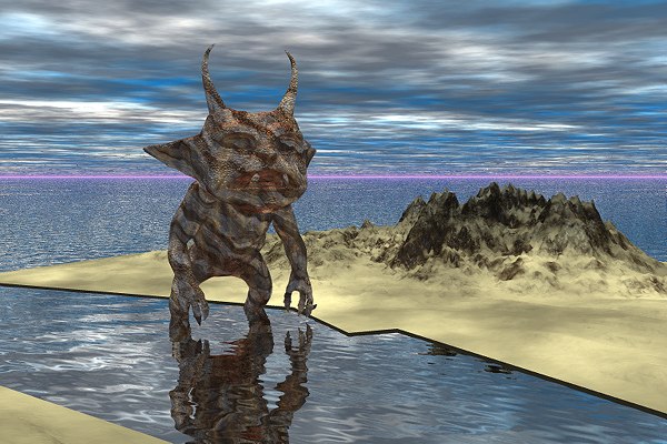Demon on water