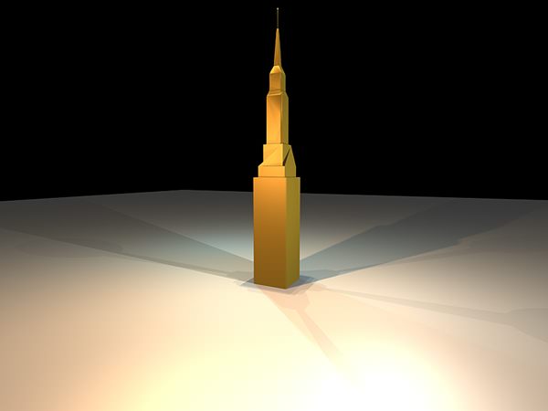 Golden tower