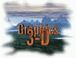 3-D Graphics floating over land