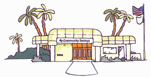 Community Savings Bank man waving