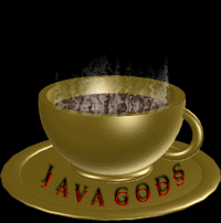 Java Gods with hot coffee